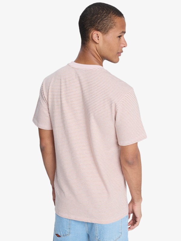 Lopaz Striped Pocket - Short Sleeve T-Shirt for Men  EQYKT04414