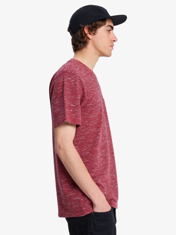 Lopaz Striped Pocket - Short Sleeve T-Shirt for Men  EQYKT04414