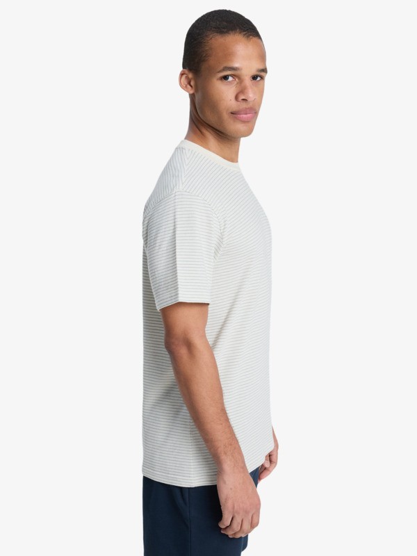 Lopaz Striped Pocket - Short Sleeve T-Shirt for Men  EQYKT04414