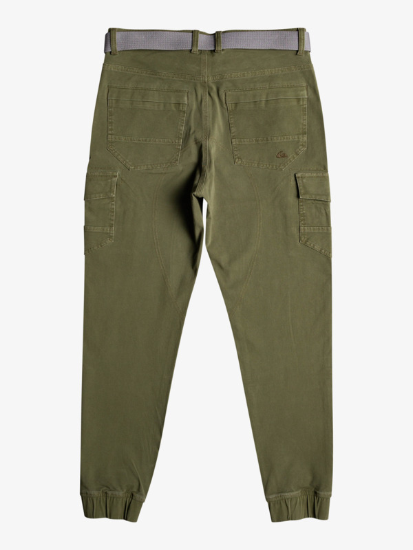 Cuffed Cargo - Tapered Cargo Trousers for Men EQYNP03257