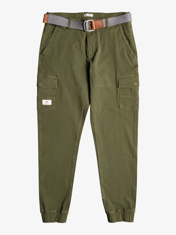 Cuffed Cargo - Tapered Cargo Trousers for Men EQYNP03257