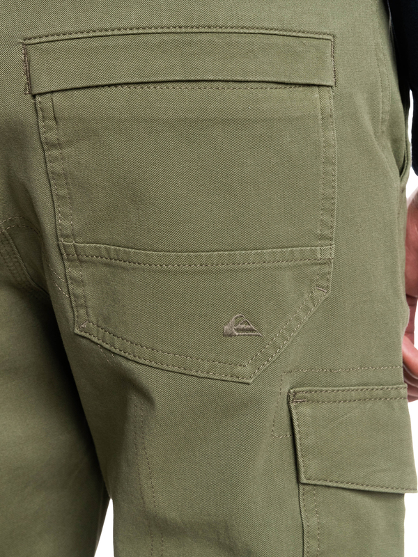 Cuffed Cargo - Tapered Cargo Trousers for Men EQYNP03257