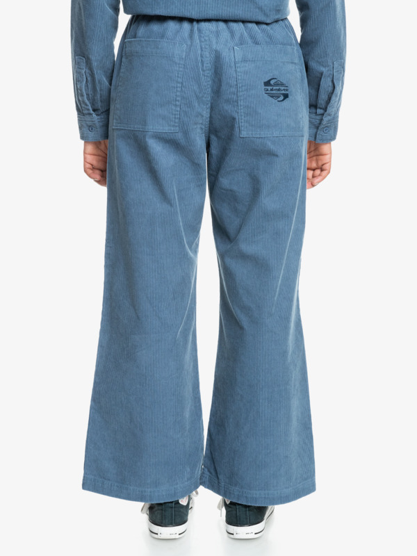 Pantalon Femme Ample En Velours Côtelé – Coupe Baggy, Taille élastique, Poches, Léger Et Chaud