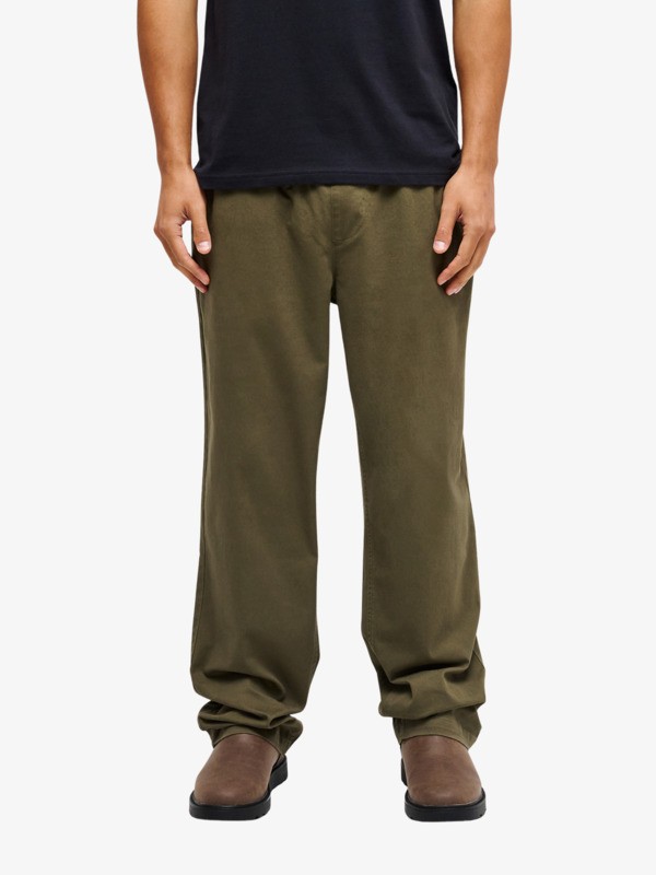 Taxer Regular Twill - Elasticated Cargo Trousers for Men  EQYNP03328