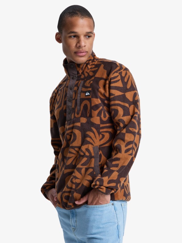 No Destination Hs - "Half Opening With Snaps Micro Fleece for Men  EQYPF03072