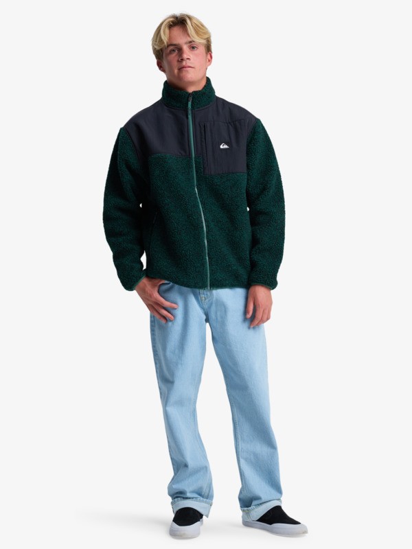 Shallow Water - Full Zip Sherpa Jacket for Men  EQYPF03076