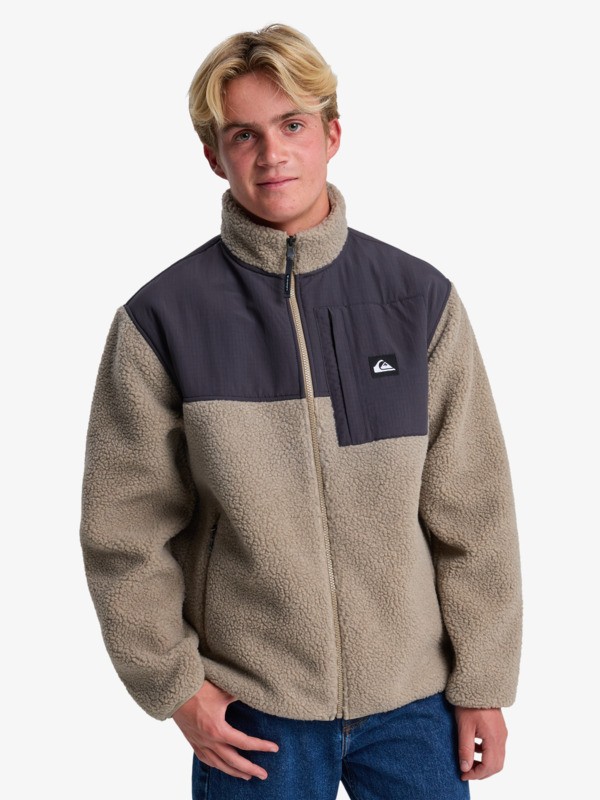 Shallow Water - Full Zip Sherpa Jacket for Men  EQYPF03076