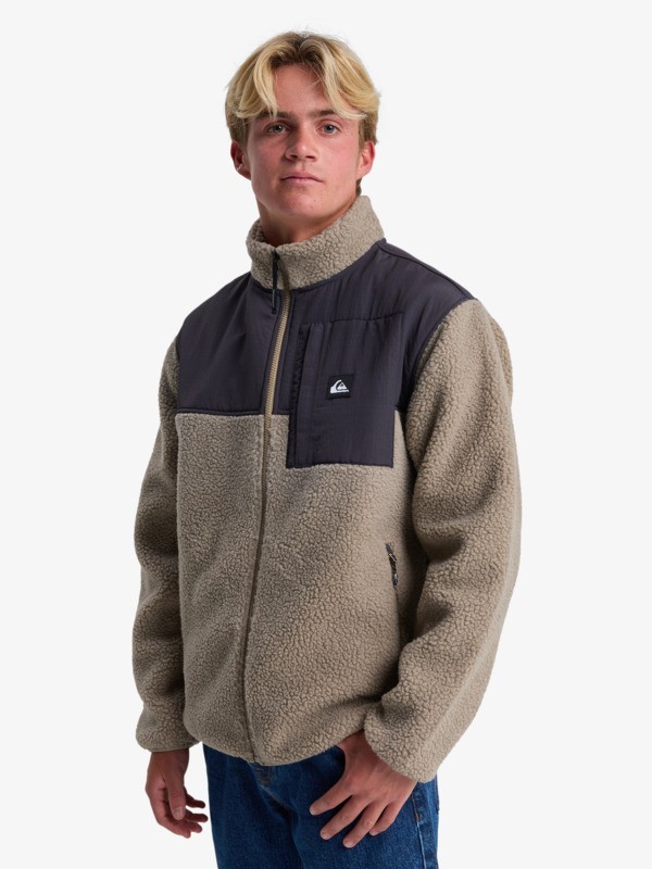 Shallow Water - Full Zip Sherpa Jacket for Men  EQYPF03076