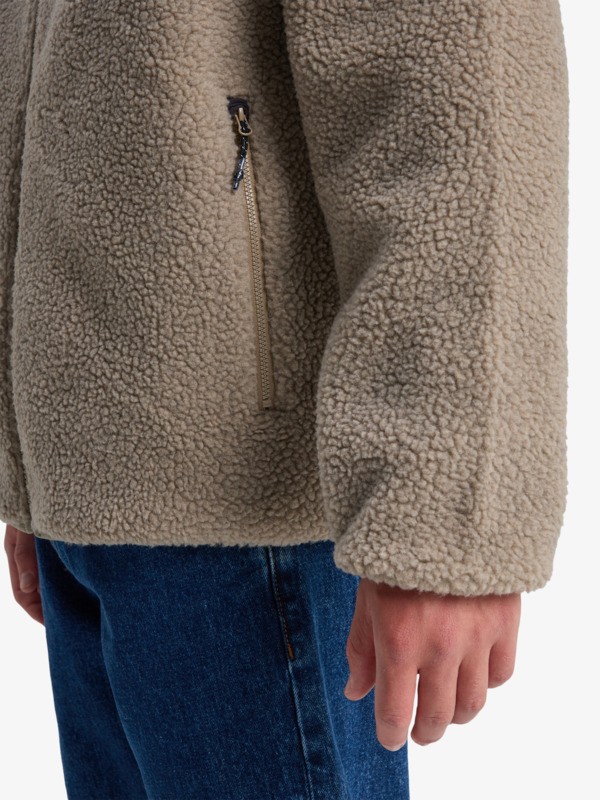 Shallow Water - Full Zip Sherpa Jacket for Men  EQYPF03076