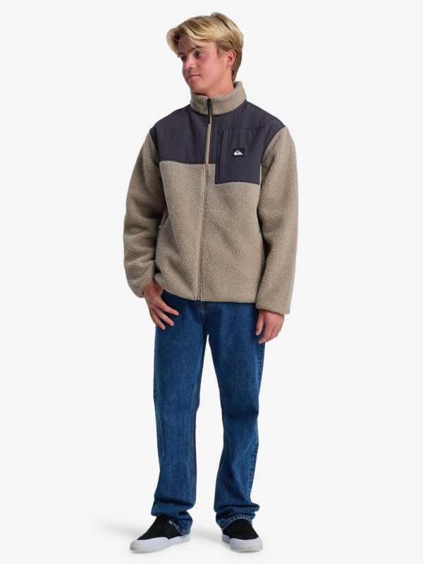 Shallow Water - Full Zip Sherpa Jacket for Men  EQYPF03076