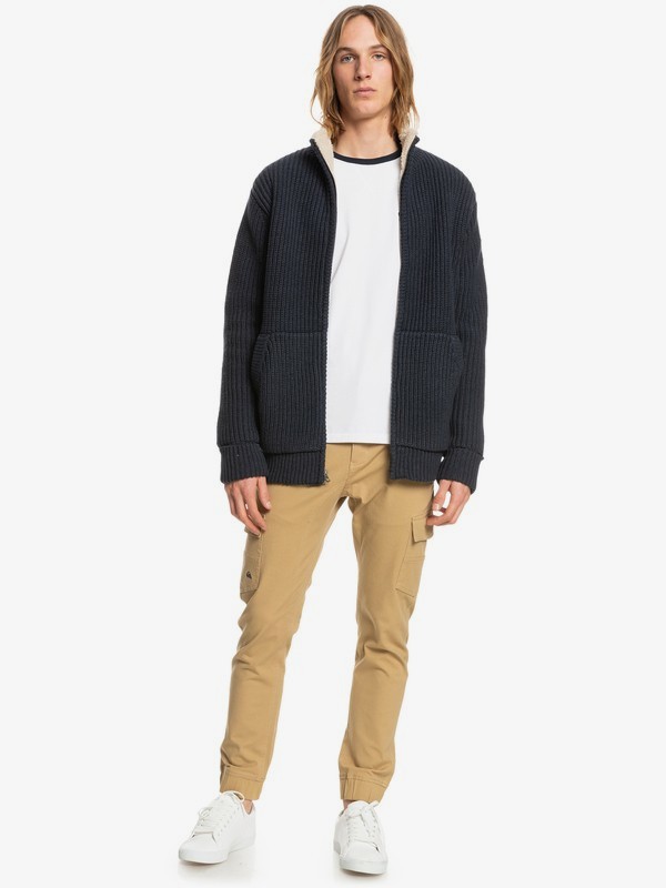 Boketto - Zip-Up Sherpa Lined Jumper for Men  EQYSW03260