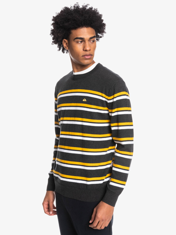 Black striped sweatshirt sale