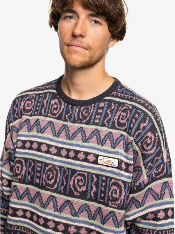 Purple Vision - Crew Neck Pullover for Men  EQYSW03311