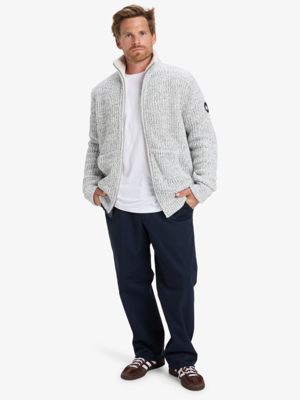 Boketto - Full Zip Lined Sweater for Men  EQYSW03324