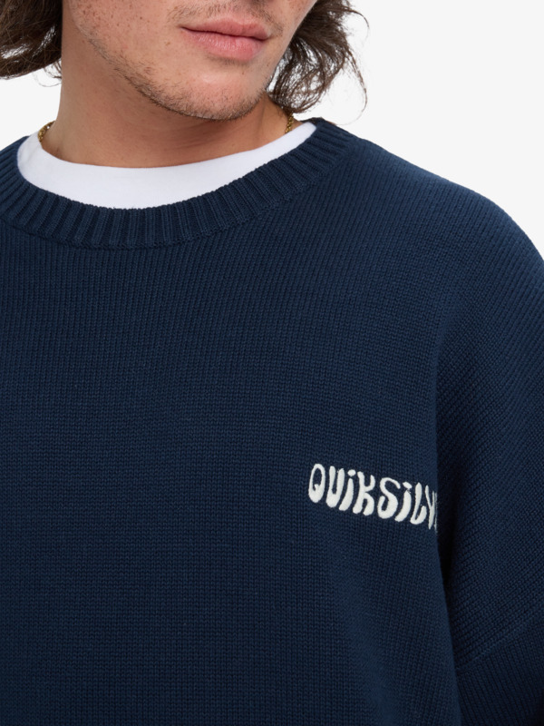 Devils Jacquard Logo - Crew Neck Sweater for Men  EQYSW03333