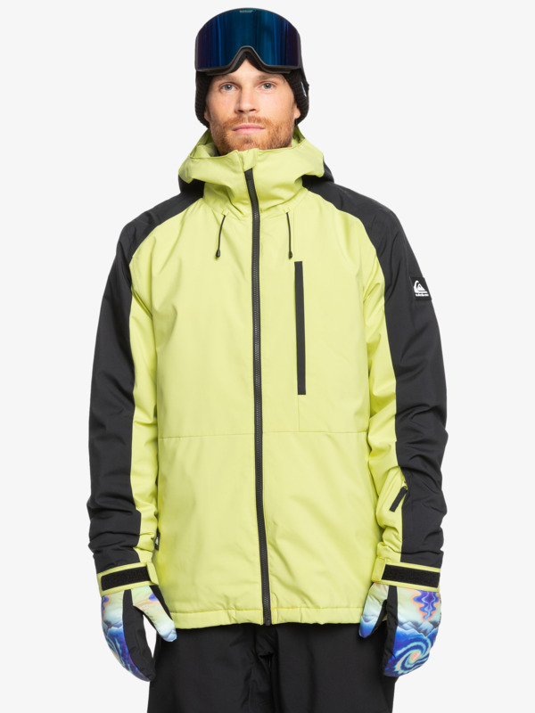 Quiksilver yellow ski jacket on sale