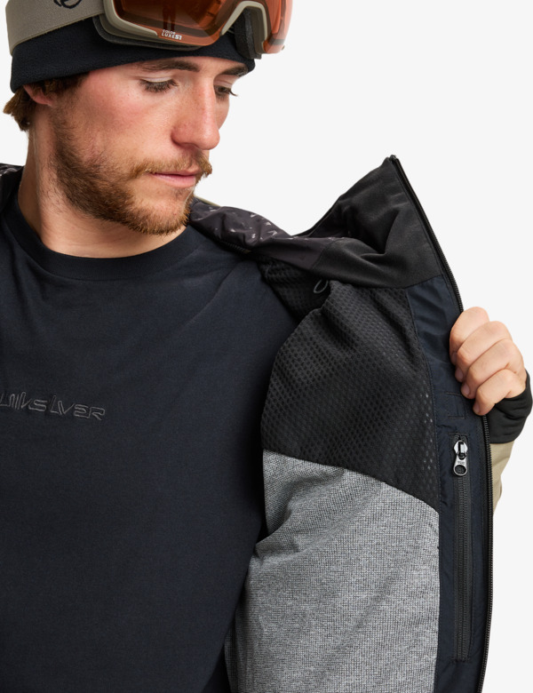 quiksilver, High Altitude GORE-TEX® - Funktionelle Snow-Jacke mit Kapuze für Männer, FALLEN ROCK (tzc0) High Altitude GORE-TEX® - Technical Snow Jacket for Men  EQYTJ03494