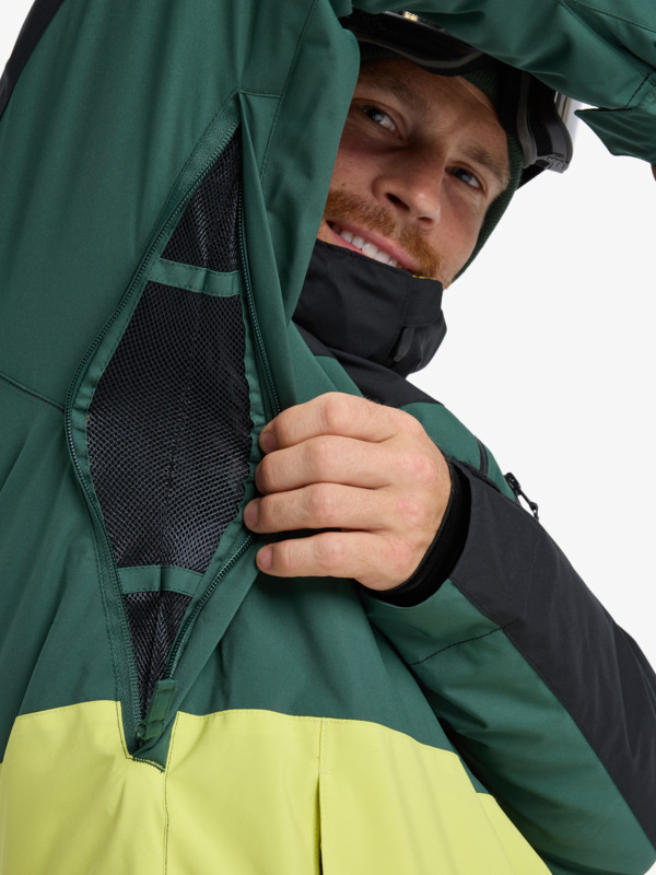 quiksilver, Sycamore Block 20K - Technical Snow Jacket for Men, TRUE BLACK (kvj0) Sycamore Block 20K - Technical Snow Jacket for Men  EQYTJ03503