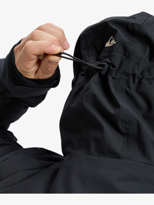 quiksilver, The Edge - Chaqueta técnica snow para hombre, TRUE BLACK (kvj0) The Edge - Technical Snow Jacket for Men  EQYTJ03504