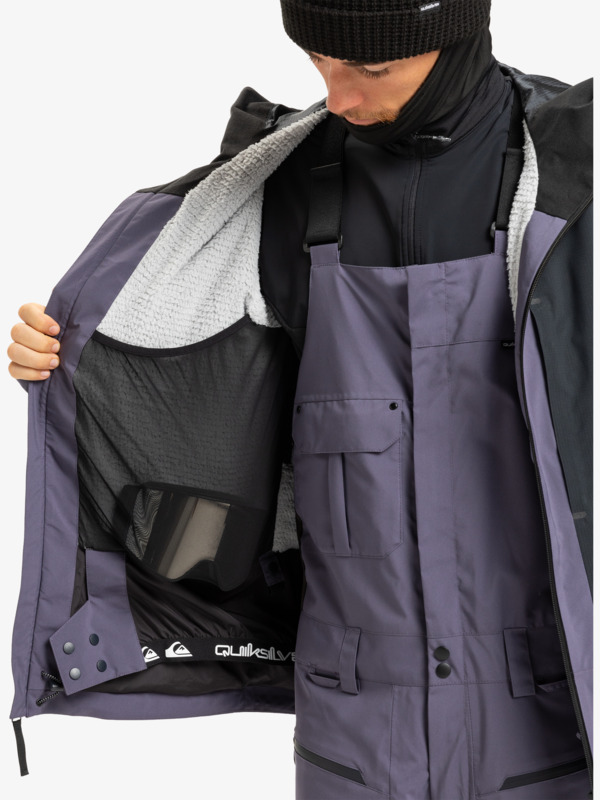 quiksilver, Ultralight Stretch 20K - Chaqueta técnica snow para hombre, GRAYSTONE (krb0) Ultralight Stretch 20K - Technical Snow Jacket for Men  EQYTJ03515