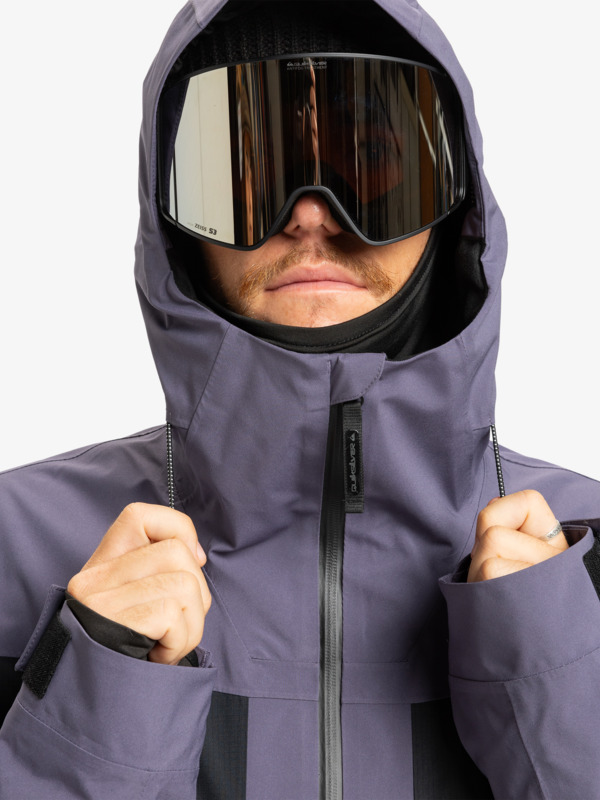 quiksilver, Ultralight Stretch 20K - Chaqueta técnica snow para hombre, GRAYSTONE (krb0) Ultralight Stretch 20K - Technical Snow Jacket for Men  EQYTJ03515
