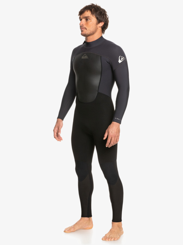 3/2mm Prologue - Men's Black Back Zip Wetsuit | Quiksilver