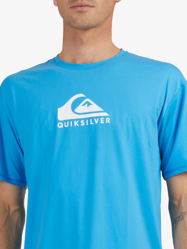 Solid Streak - Short Sleeve UPF 50 Surf T-Shirt for Men  EQYWR03235