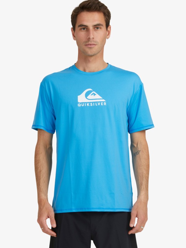 Solid Streak - Short Sleeve UPF 50 Surf T-Shirt for Men  EQYWR03235