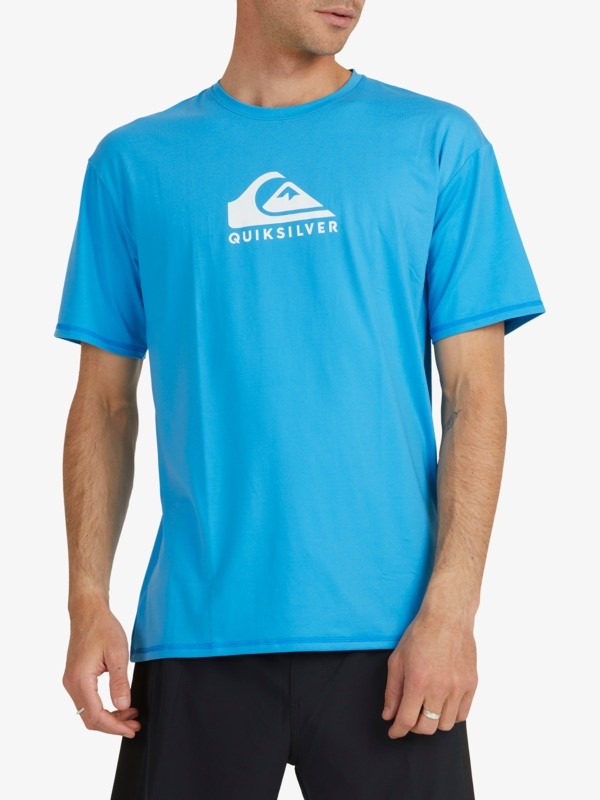 Solid Streak - Short Sleeve UPF 50 Surf T-Shirt for Men  EQYWR03235