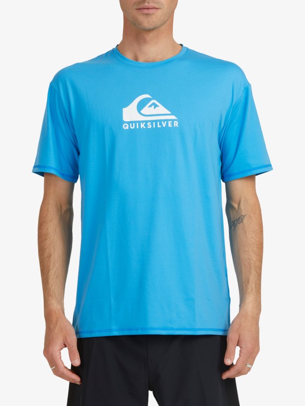 Solid Streak - Short Sleeve UPF 50 Surf T-Shirt for Men  EQYWR03235
