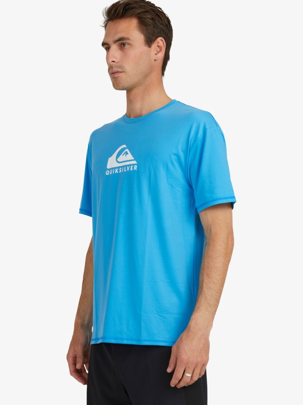 Solid Streak - Short Sleeve UPF 50 Surf T-Shirt for Men  EQYWR03235