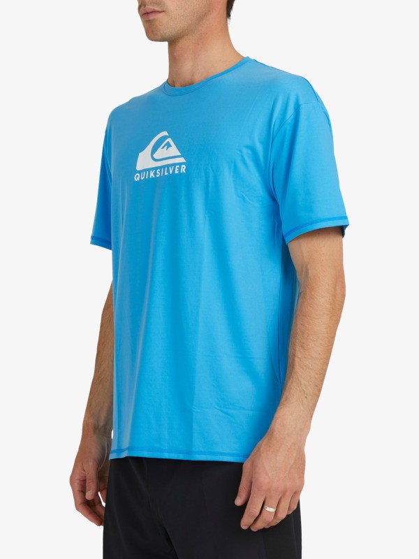 Solid Streak - Short Sleeve UPF 50 Surf T-Shirt for Men  EQYWR03235