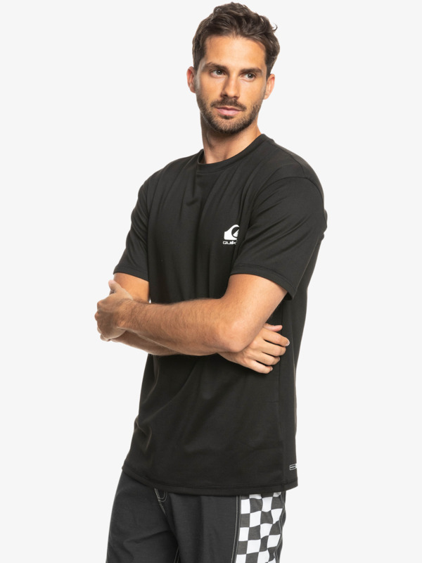 Comp Logo Surf - Short Sleeve UPF 50 Surf T-Shirt for Men  EQYWR03365