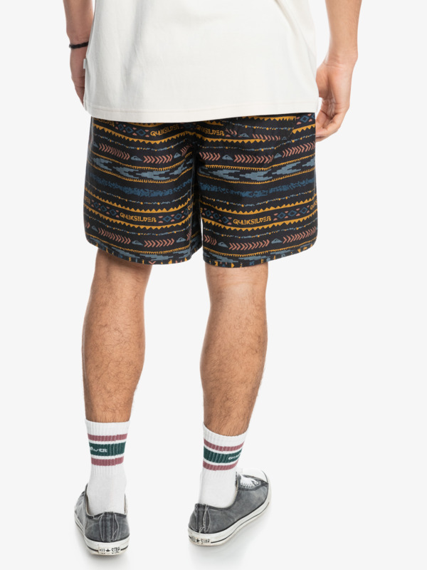 Scallop Print 18" - Elasticated Shorts for Men EQYWS03805