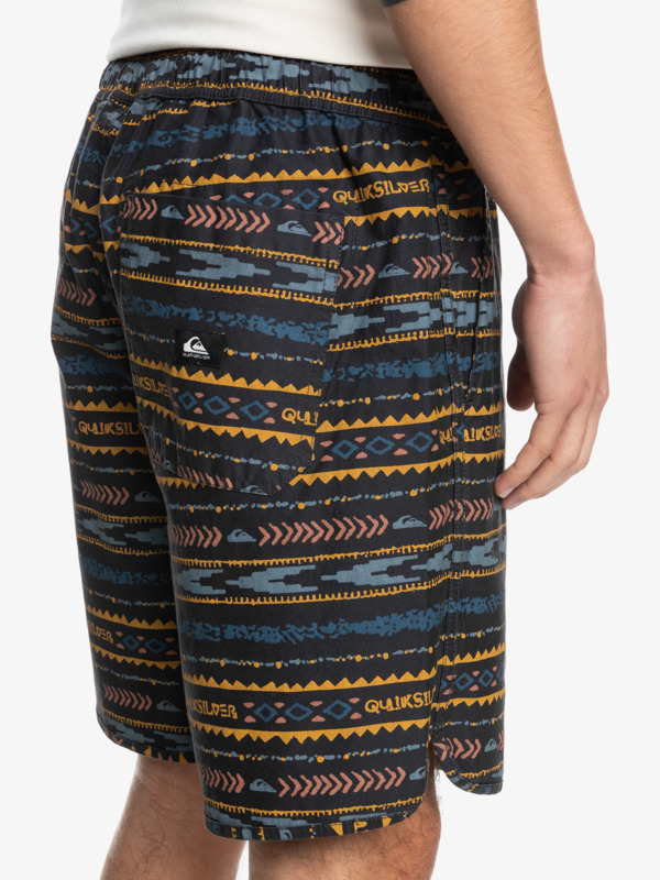 Scallop Print 18" - Elasticated Shorts for Men EQYWS03805