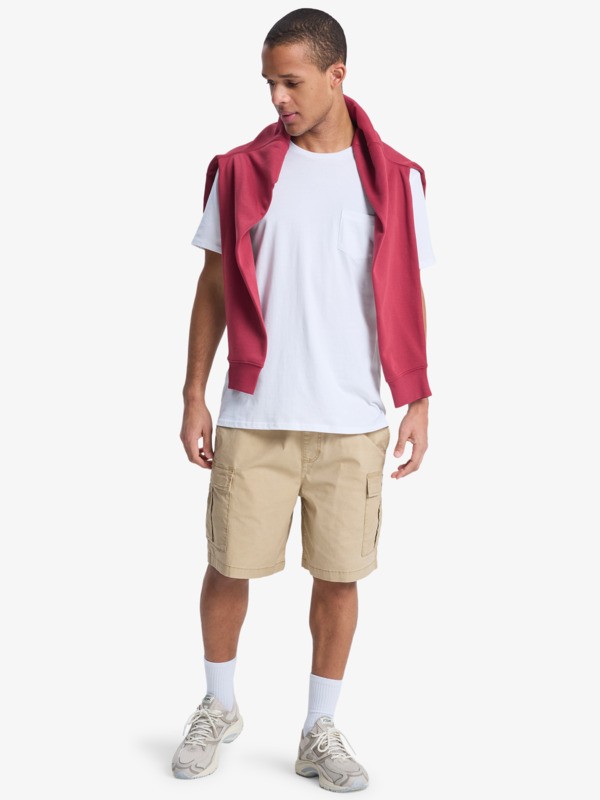 Taxer - Elasticated Cargo Shorts for Men  EQYWS03907