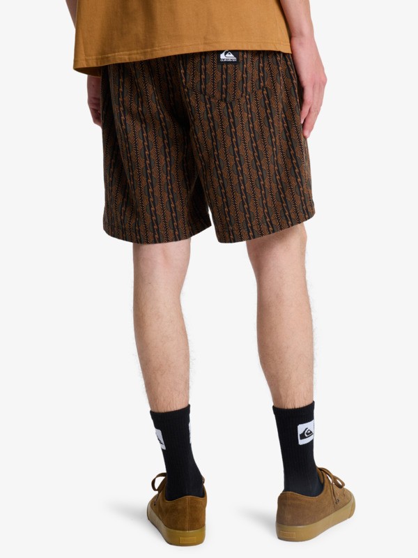 Taxer Jacquard Horizons - Elasticated Shorts for Men  EQYWS03909