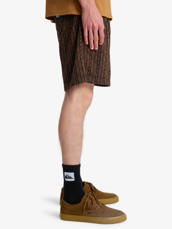 Taxer Jacquard Horizons - Elasticated Shorts for Men  EQYWS03909