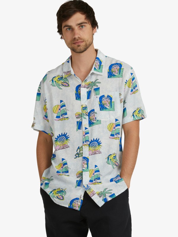 Island Pulse - Short Sleeve Shirt for Men  EQYWT04153