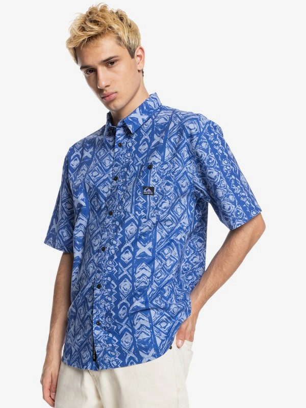 Cross Waves - Short Sleeve Shirt for Men EQYWT04225