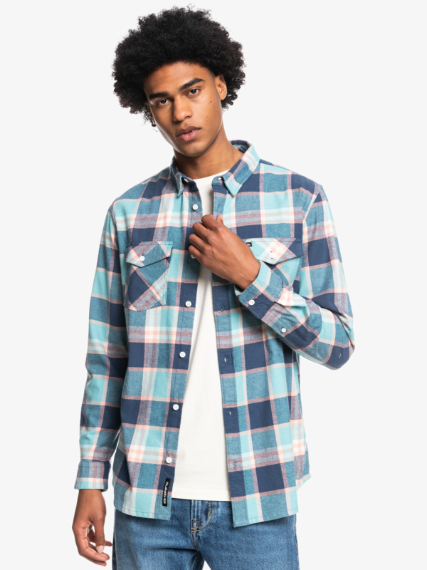 Baro Stretch - Long Sleeve Flannel Shirt for Men  EQYWT04272