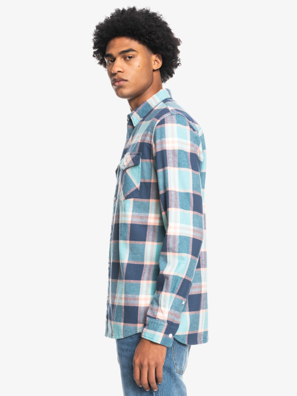 Baro Stretch - Long Sleeve Flannel Shirt for Men  EQYWT04272