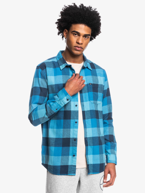 Motherfly - Long Sleeve Flannel Shirt for Men EQYWT04330