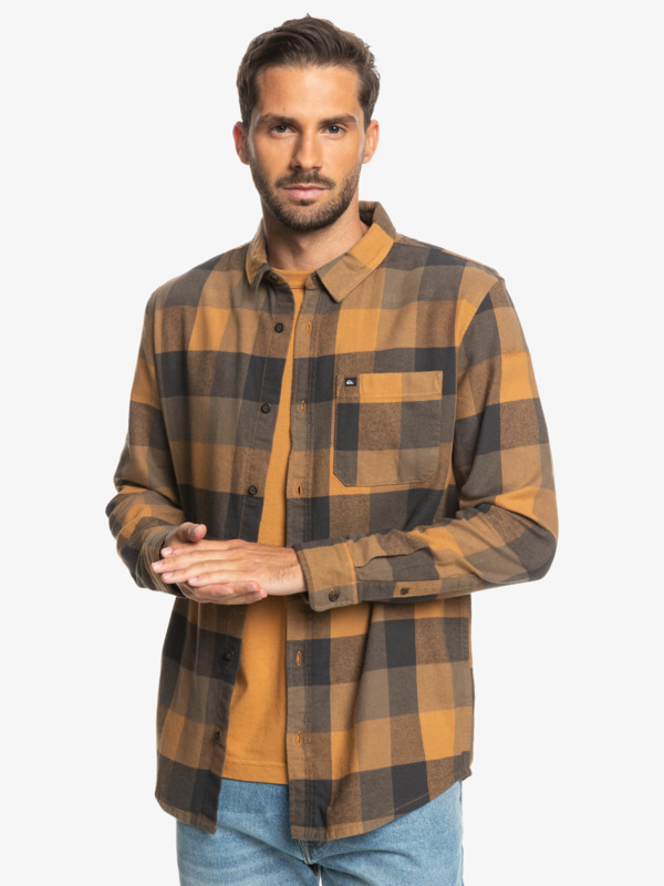 Motherfly - Long Sleeve Flannel Shirt for Men  EQYWT04330