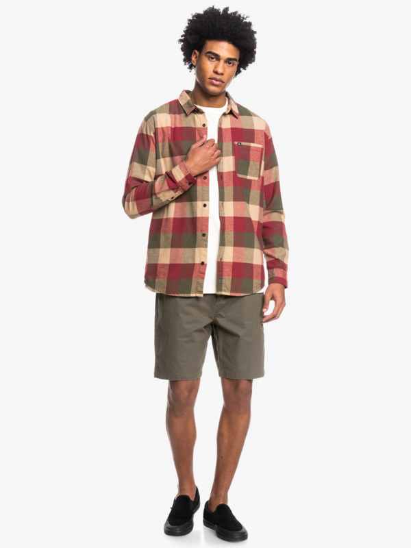 Motherfly - Long Sleeve Flannel Shirt for Men  EQYWT04330