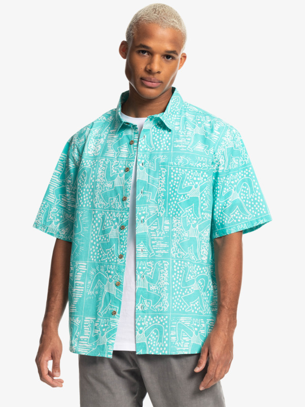 Quiksilver x Stranger Things Tribal Shirt - Short Sleeve Shirt for Men  EQYWT04451