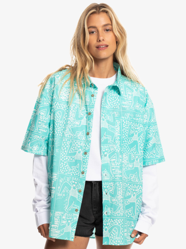 Quiksilver x Stranger Things Tribal Shirt - Short Sleeve Shirt for Men  EQYWT04451