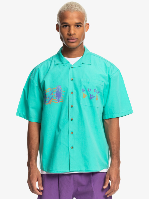 Quiksilver x Stranger Things The Mike - Short Sleeve Shirt for Men  EQYWT04452
