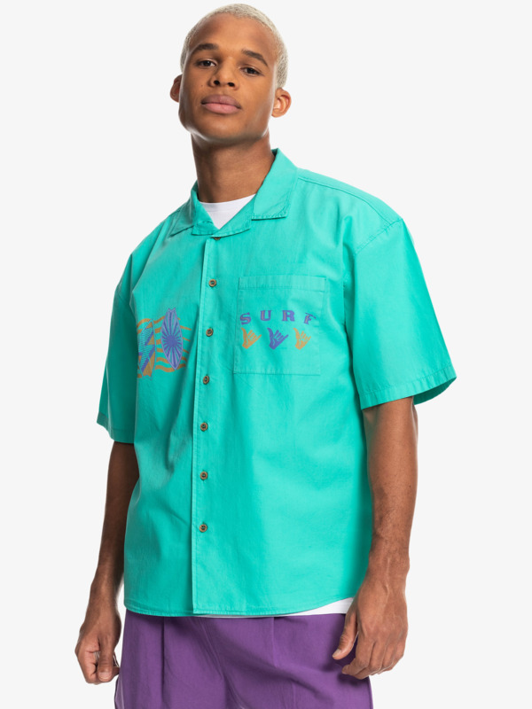 Quiksilver x Stranger Things The Mike - Short Sleeve Shirt for Men  EQYWT04452