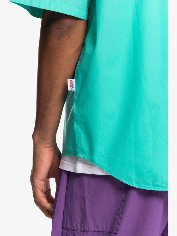 Quiksilver x Stranger Things The Mike - Short Sleeve Shirt for Men  EQYWT04452